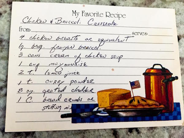 chicken broccolli casserole